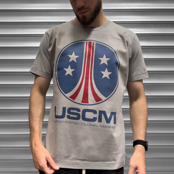 Aliens USCM Colonial Marines Logo T Shirt - Digital Pharaoh UK