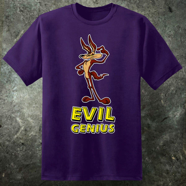 Wile E. Coyote Evil Genius Mens T Shirt