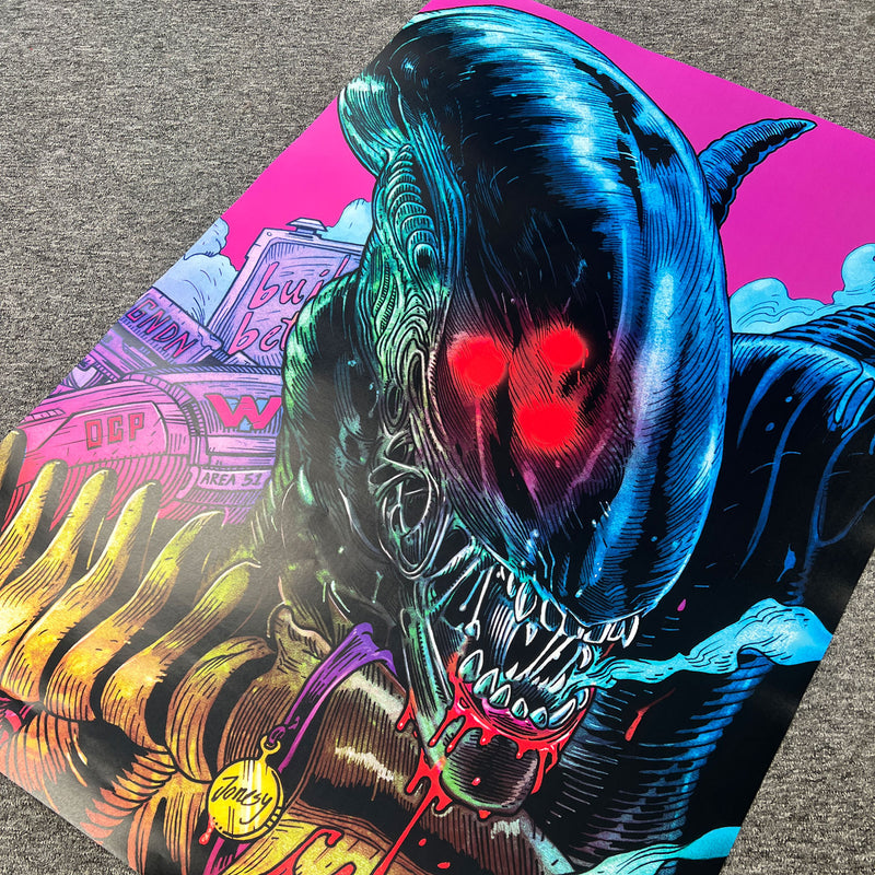 Aliens Xenomorph Giant Art Poster