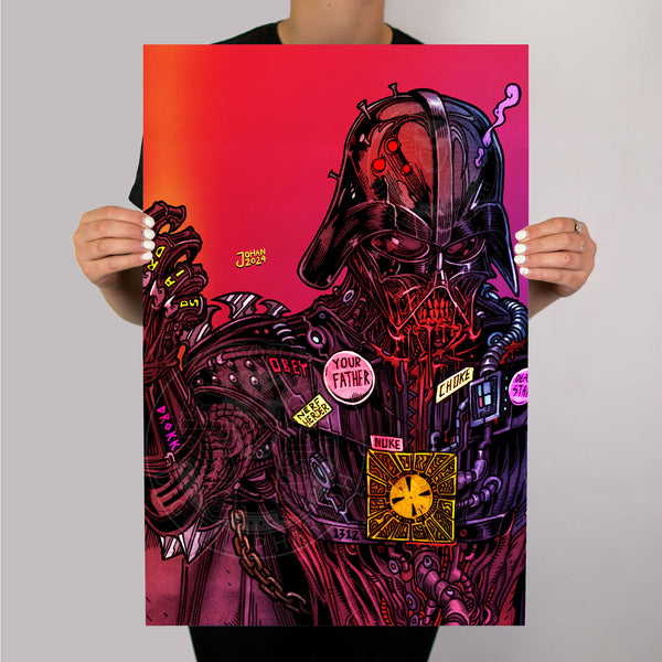 Star Wars Darth Vader Metal Poster