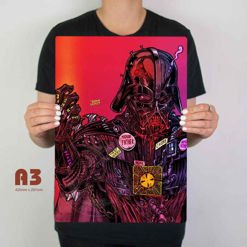 Star Wars Darth Vader Metal Poster