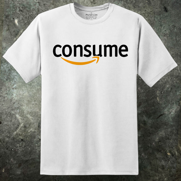 CONSUME Evil Corporations T Shirt - Digital Pharaoh UK