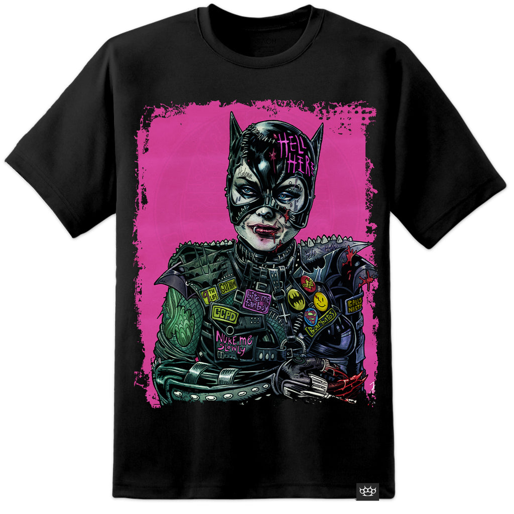 Catwoman Cybernosferatu Artwork T Shirt