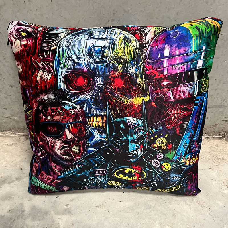 Cybernosferatu Icons Scatter Cushion