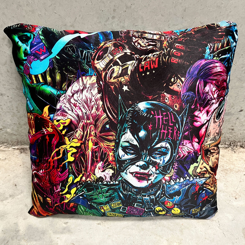 Cybernosferatu Icons Scatter Cushion