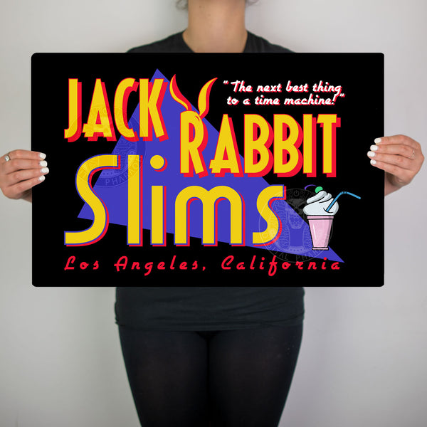 Pulp Fiction Jack Rabbit Slims Metal Poster