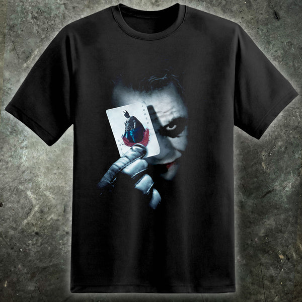 Batman Heath Ledger "JOKER CARD" T Shirt