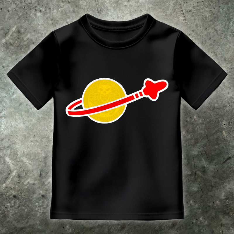 Kids Retro Space Logo T Shirt