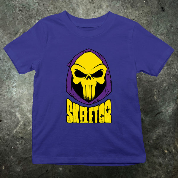 Skeletor He Man Punisher Kids T Shirt