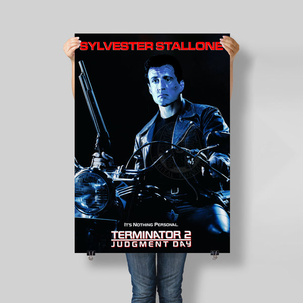 Sly Stallone Terminator 2 Giant Wall Poster
