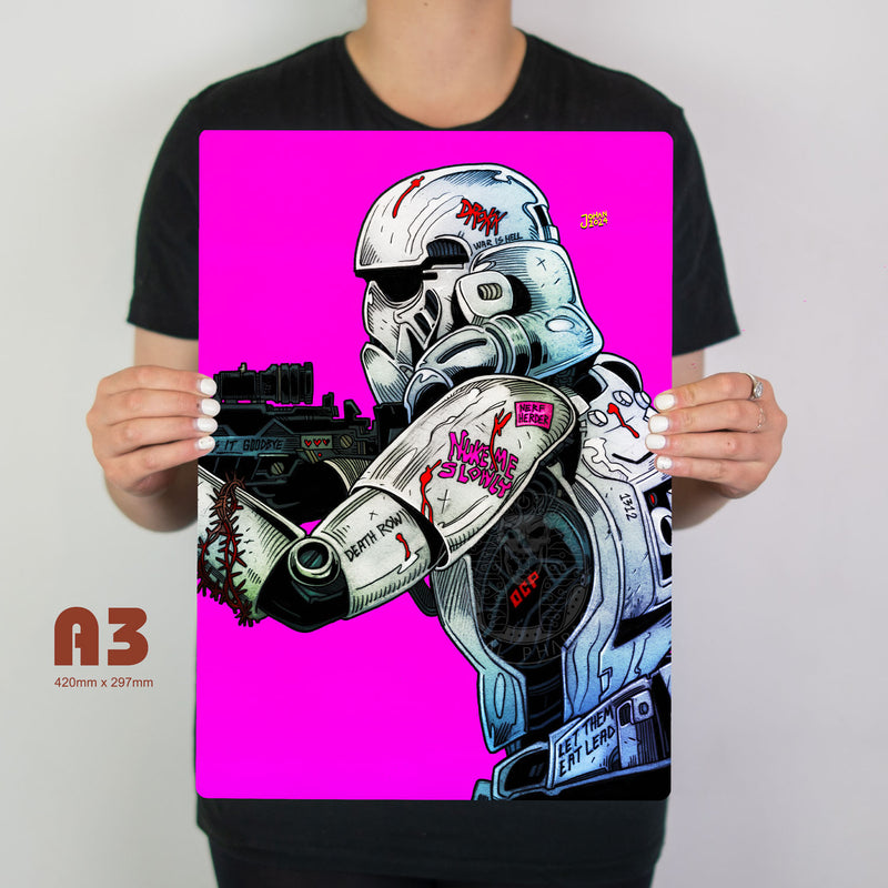 Star Wars Stormtrooper Metal Poster