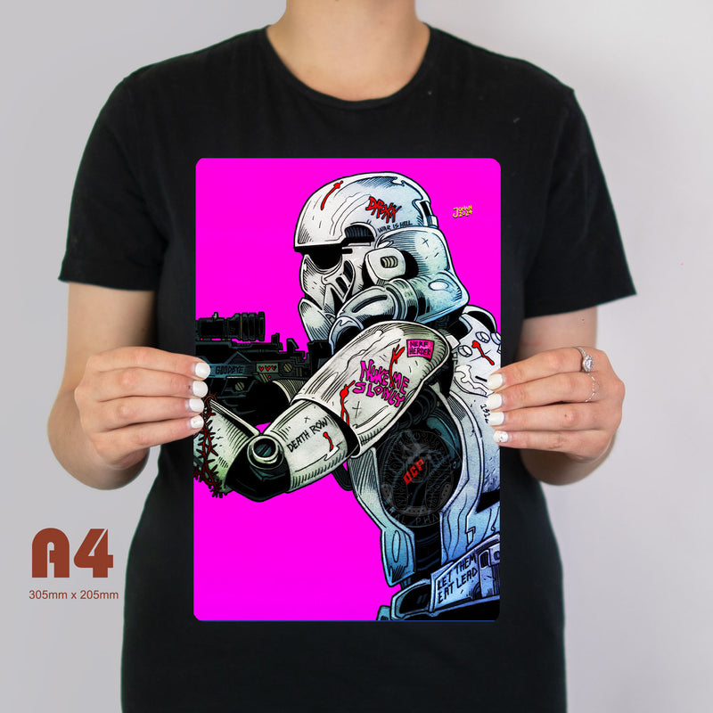 Star Wars Stormtrooper Metal Poster