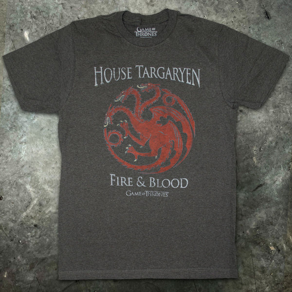 Official Game Of Thrones House Targaryen Mens T Shirt