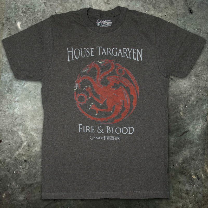 Offizielles Game of Thrones House Targaryen Herren-T-Shirt