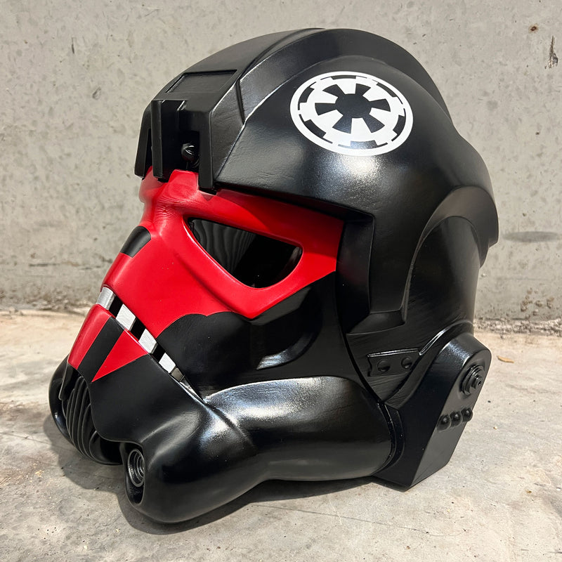 Star Wars TIE Fighter Pilot RED SKULL Helmet