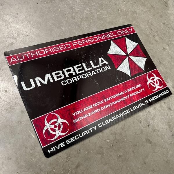 Umbrella Corporation Resident Evil Sign