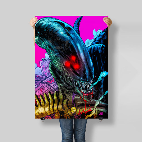 Aliens Xenomorph Giant Art Poster