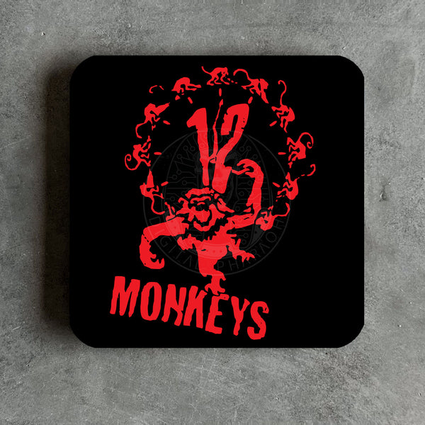 Army Of The 12 Monkeys Drinks Coaster - Digital Pharaoh UK