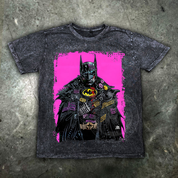 Batman 89' Distressed Cybernosferatu T Shirt - Digital Pharaoh UK