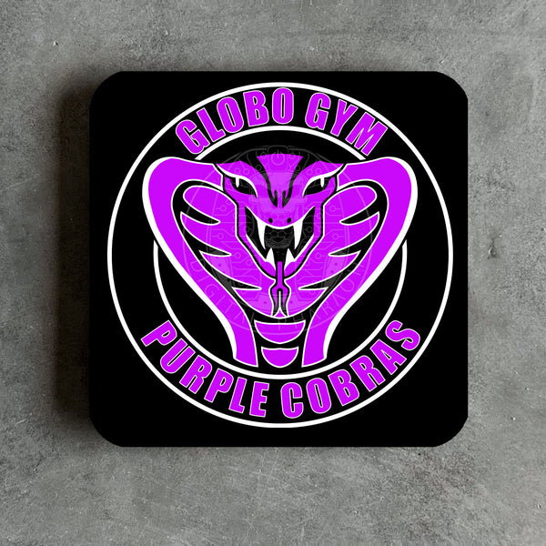 Globo Gym Purple Cobras Dodgeball Inspired Coaster - Digital Pharaoh UK