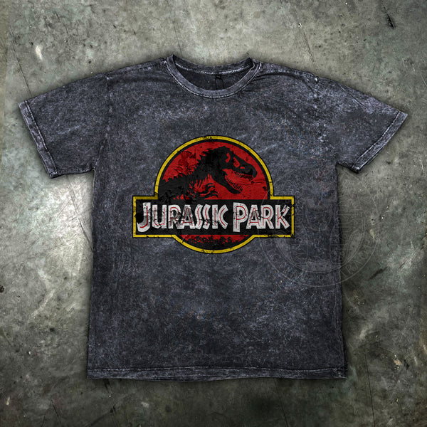 Jurassic Park Acid Wash Herren T-Shirt