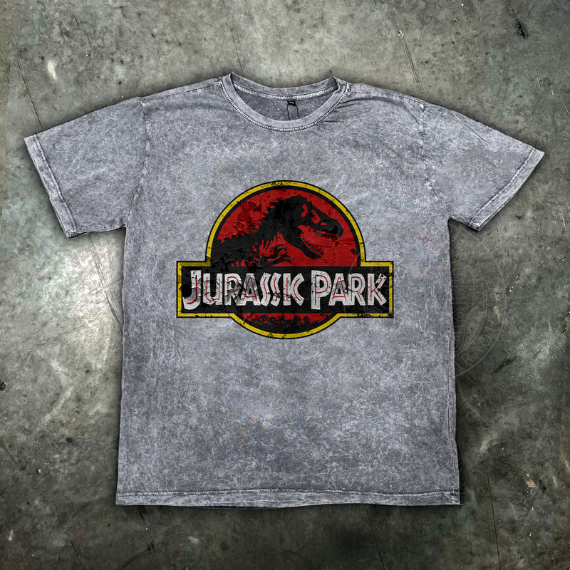 Jurassic Park Acid Wash Herren T-Shirt