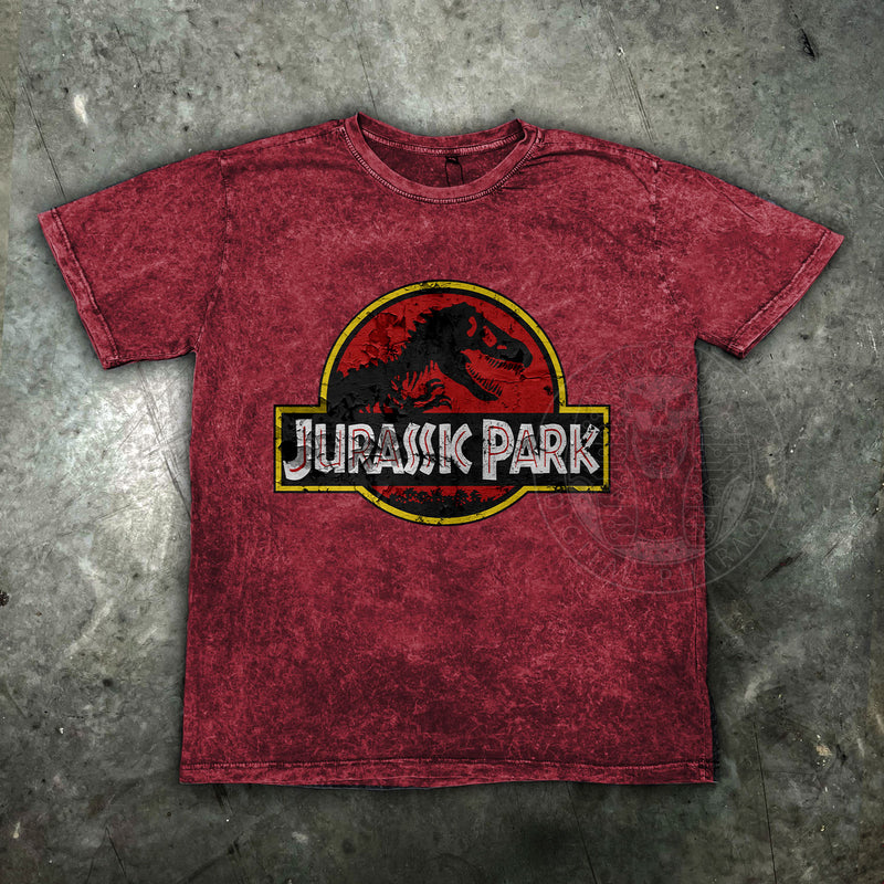 Jurassic Park Acid Wash Herren T-Shirt