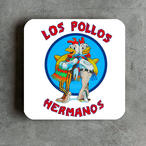 Los Pollos Hermanos Inspired Drinks Coaster - Digital Pharaoh UK