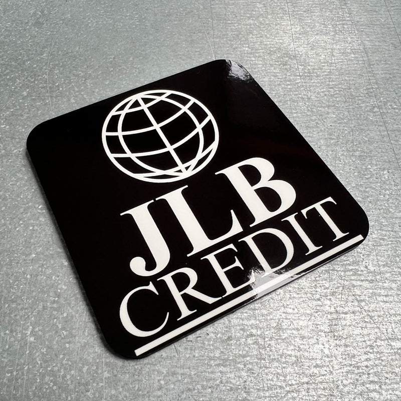 JLB Credit Drinks Coaster - Digital Pharaoh UK