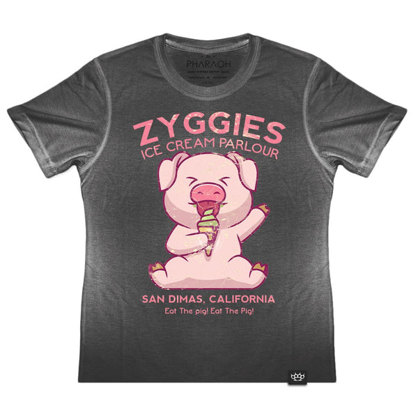 Bill and Ted Kids Zyggy Piggy Ice Cream T Shirt - Digital Pharaoh UK