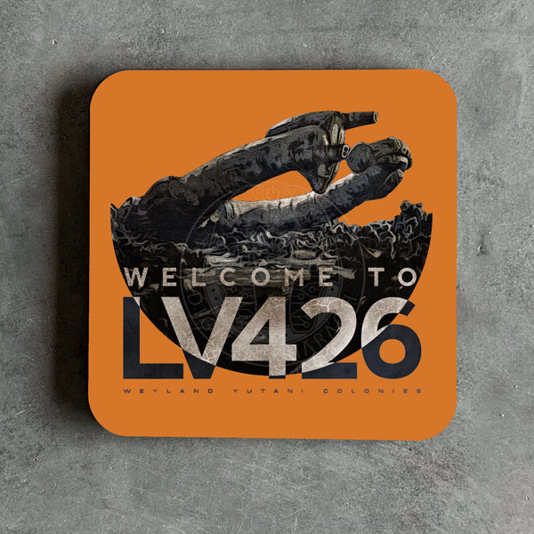 Aliens Welcome To LV426 Coaster - Digital Pharaoh UK