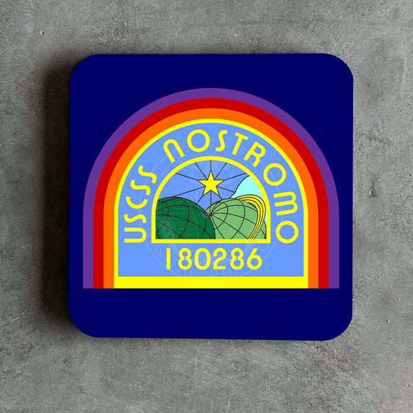 Alien Nostromo Crew Patch Coaster - Digital Pharaoh UK