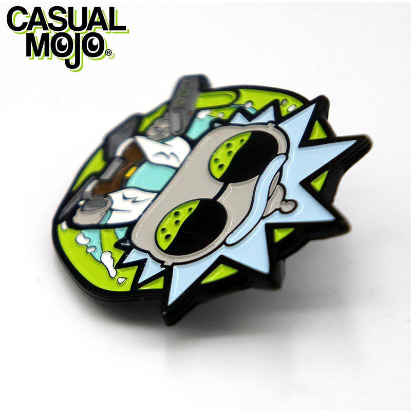 Rick Mojo Enamel Pin Badge - Digital Pharaoh UK